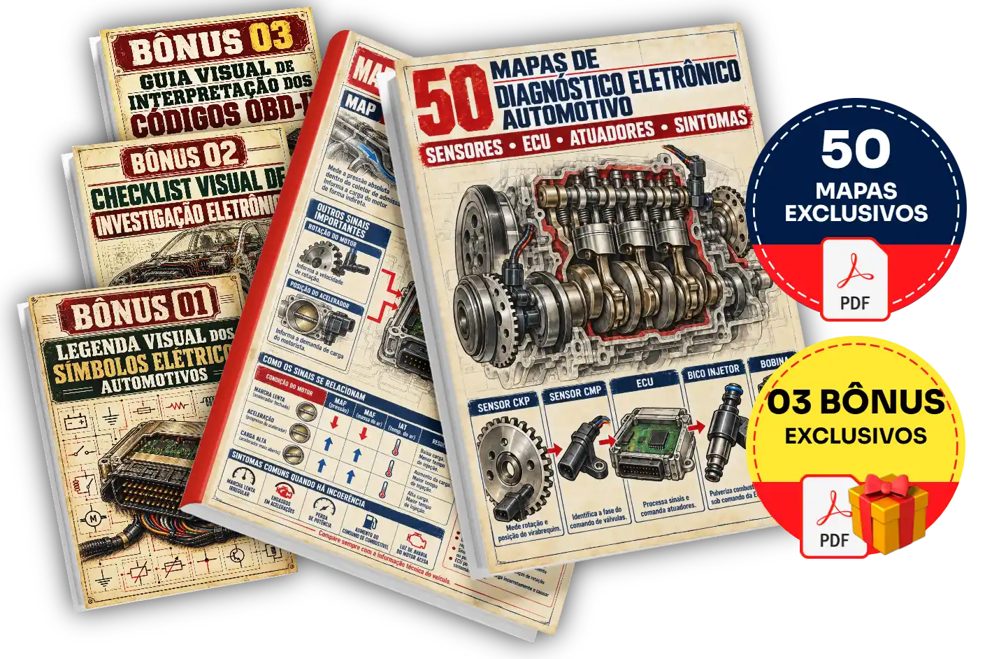 Plano Completo — 50 Mapas e 3 bônus