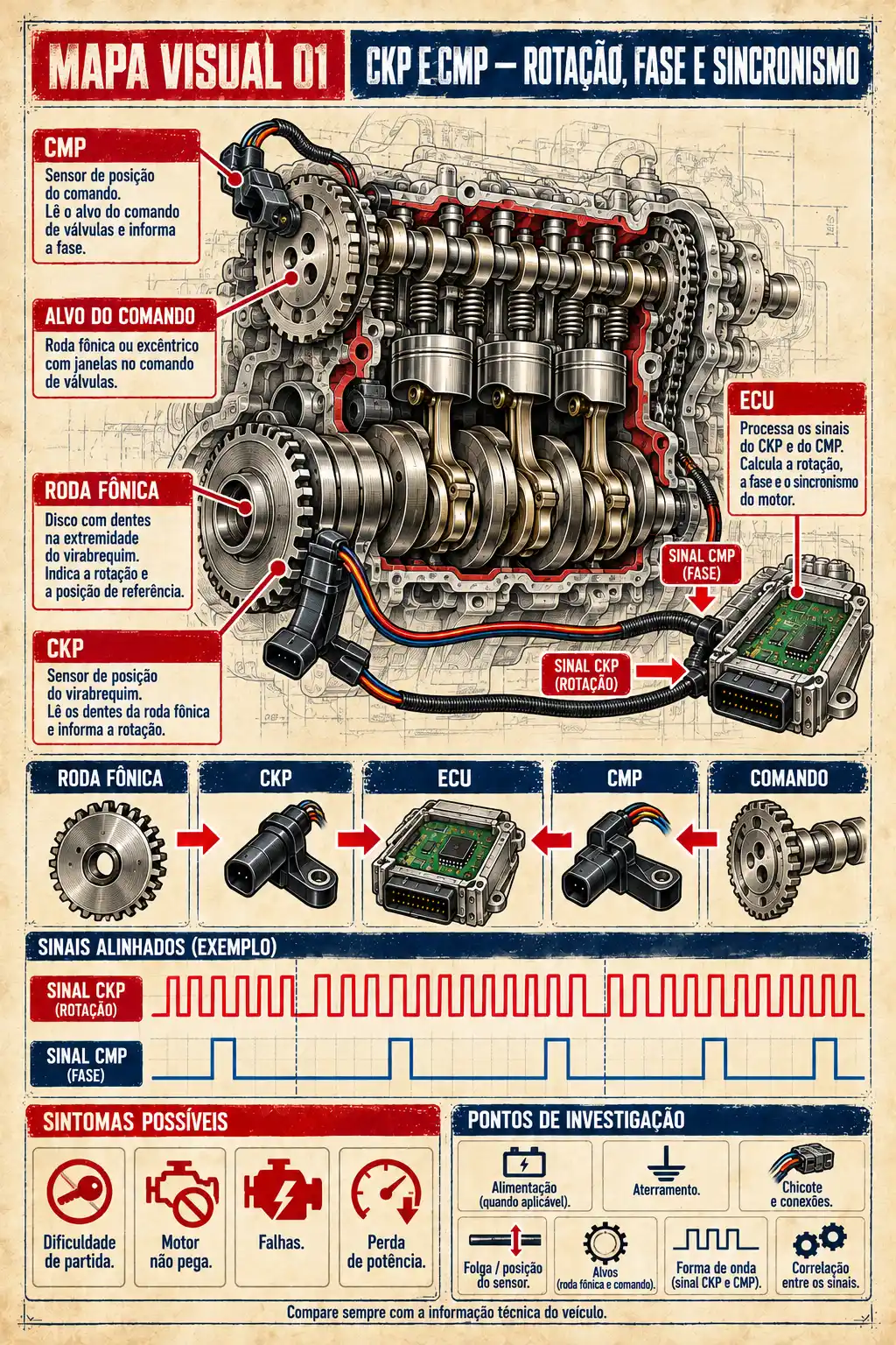 Prévia 1 dos Mapas de Diagnóstico Eletrônico